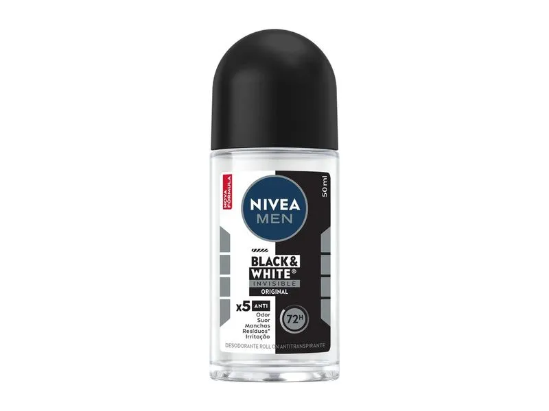 DESOD ROLLON NIVEA MEN B.W. INVISIBLE 50ML