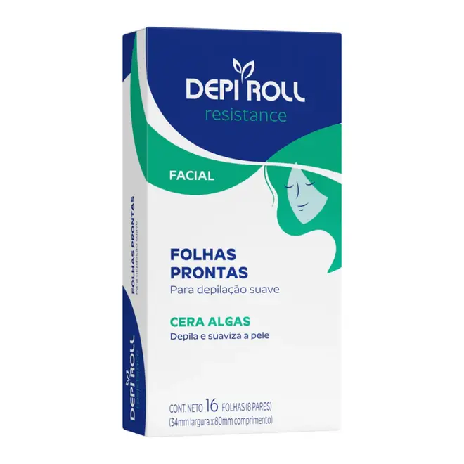 FOLHA PRONTAS DEPI ROLL FACIAL ALGAS 16U