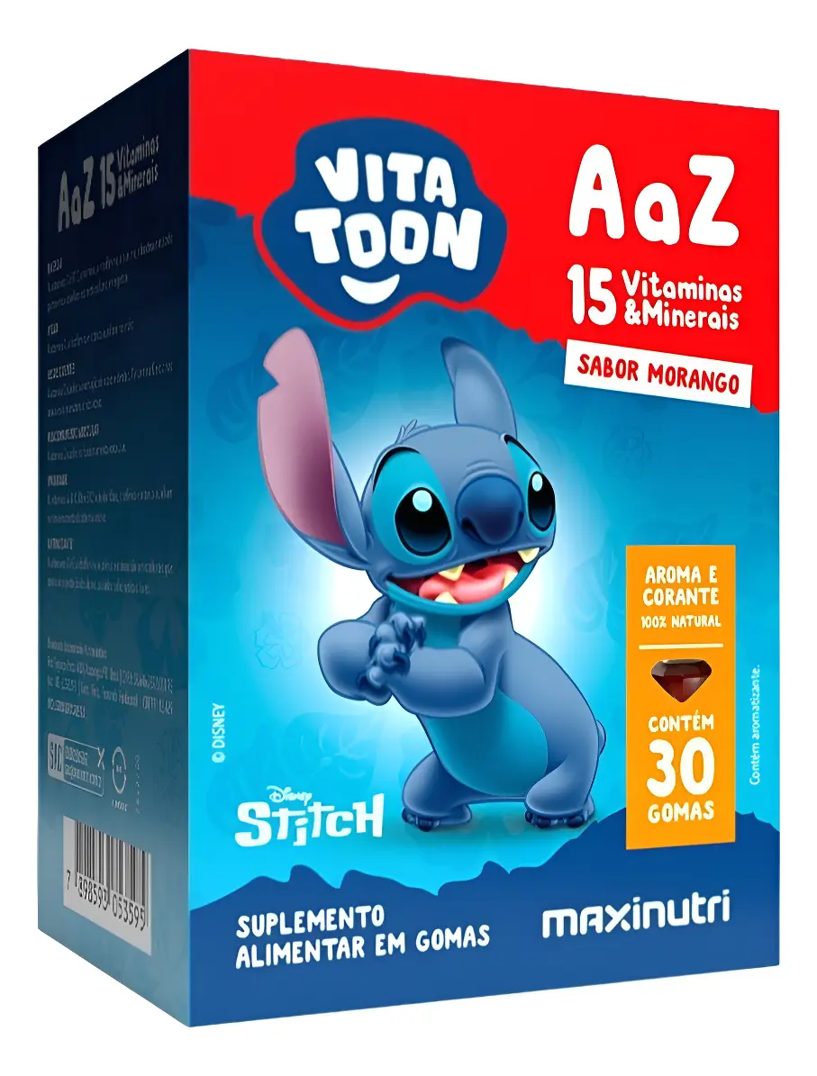 VITATOON STITCH A-Z BRIGADEIRO 30 GOMAS