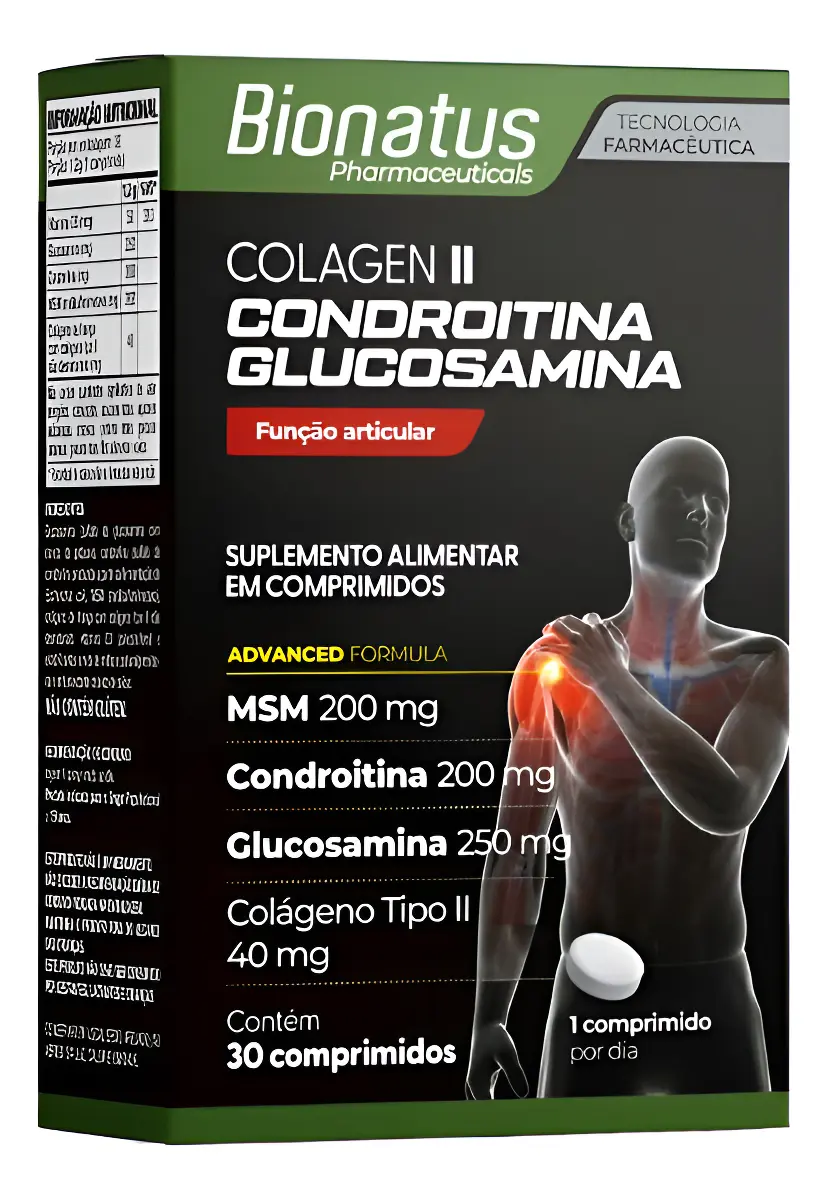 COLAGEN II CONDROITINA + GLUCOSAMINA 30CP
