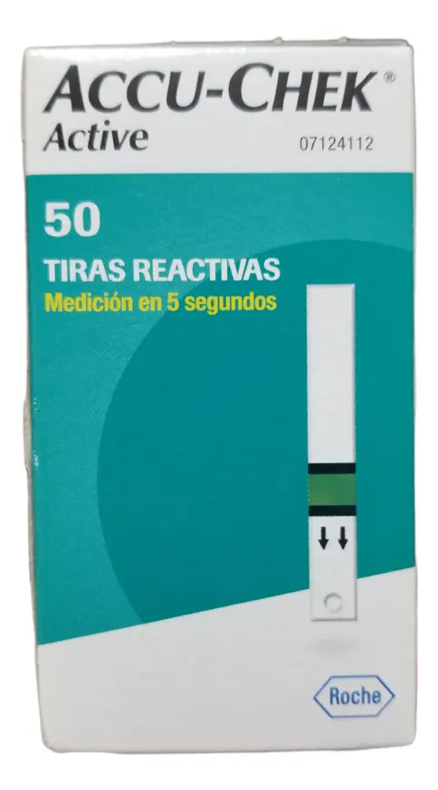 TIRAS GLICEMIA ACCUCHEK ACTIVE 50UN - foto 2