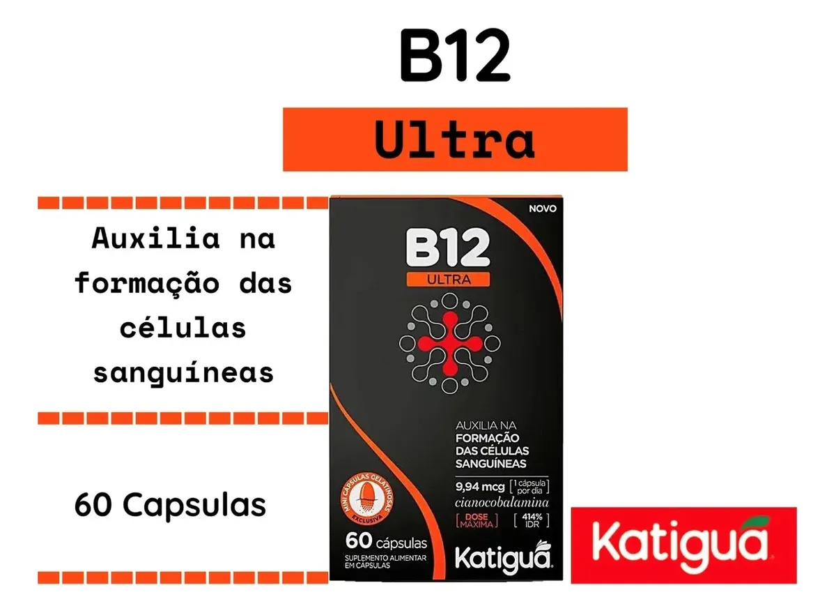 VITAMINA B12 ULTRA 60 CAPS - foto 2