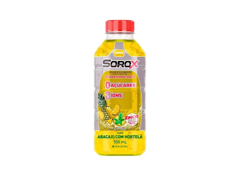 SOROX ABACAXI COM HORTELA 550ML