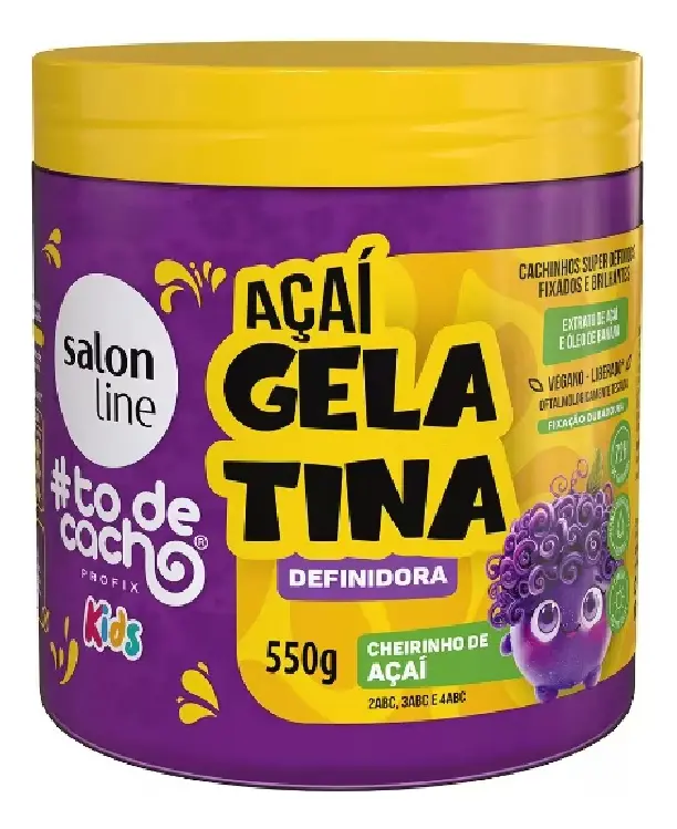 GELATINA SALON L KIDS ACAI 550G