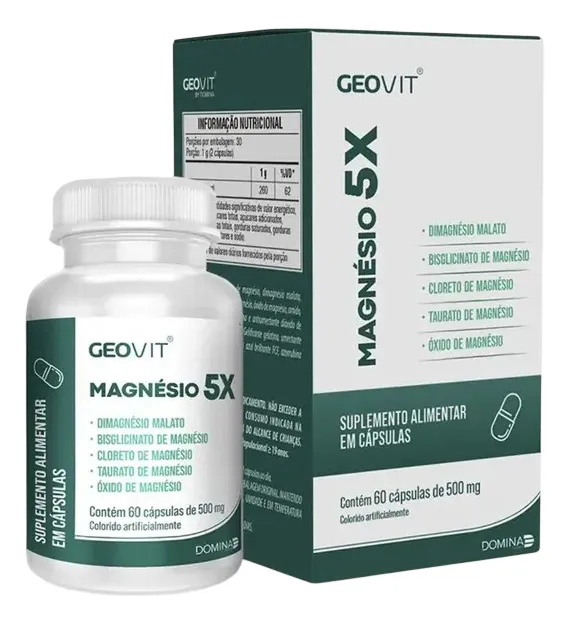 MAGNESIO 5X 500MG 60CPS