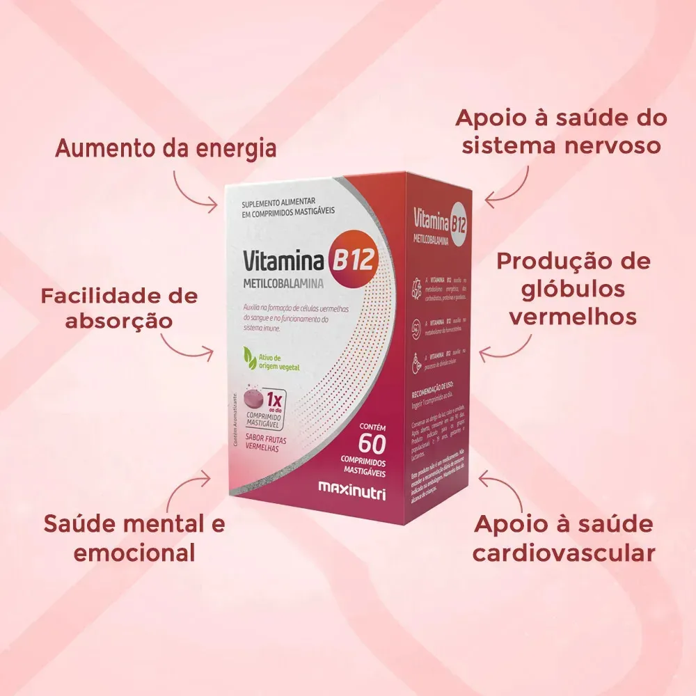 VITAMINA B12 60 CPS MASTIG - foto 2