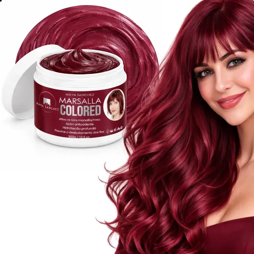 MASC TONALIZANTE COLORED MARSALA 300G