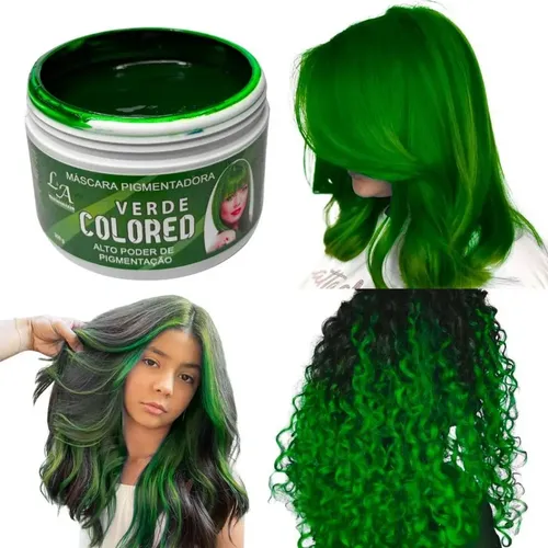 MASC TONALIZANTE COLORED VERDE 300G