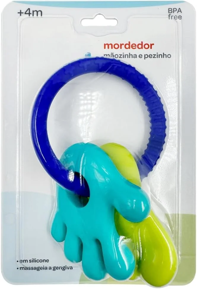 MORDEDOR MAOZINHA E PEZINHO AZUL/VERDE
