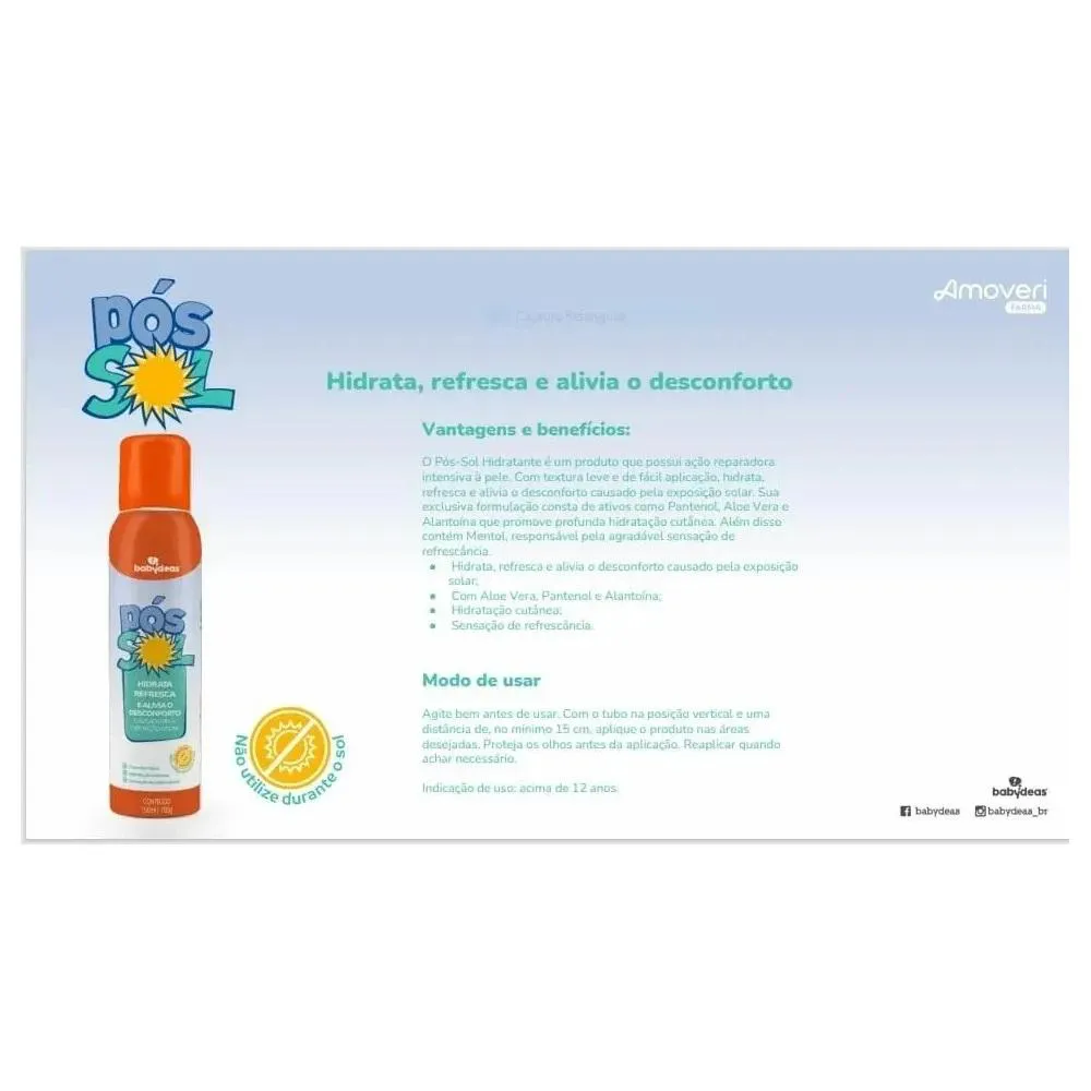 POS SOL SPRAY BABY C/ALOE VERA 150ML - foto 2