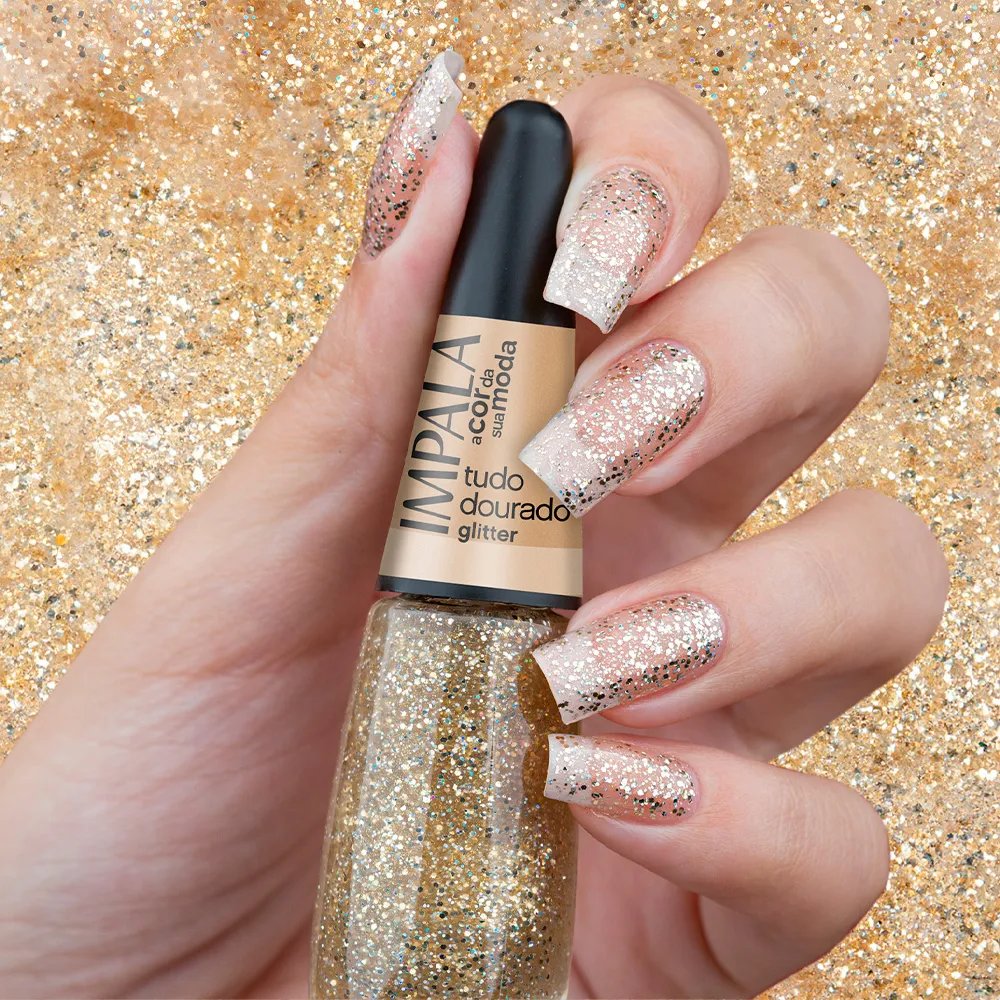 ESM IMPALA GLITTER TUDO DOURADO 7,5ML - foto 2