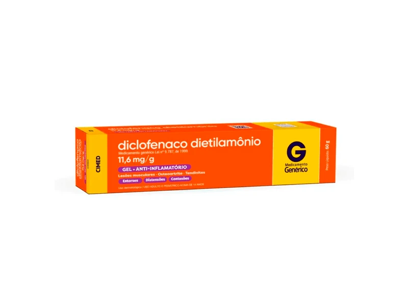DICLOFENACO DIETILAM GEL 60G