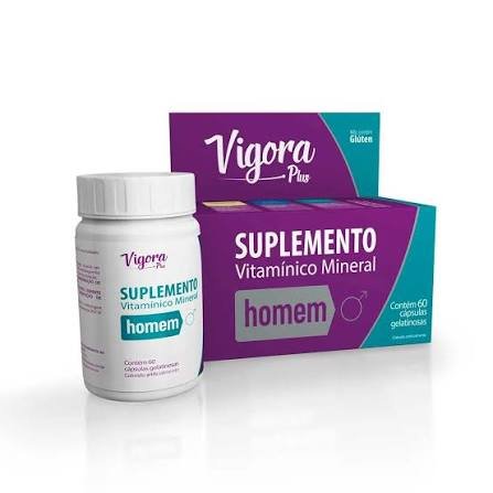 VIGORA PLUS HOMEM 60 CAPS