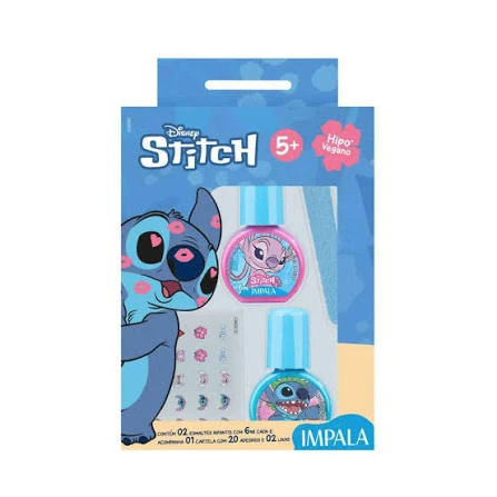ESMALTE IMPALA + LIXA + ADESIVO DE UNHA STITCH