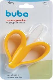 MASSAGEADOR DE GENGIVA BANANA AMARELA