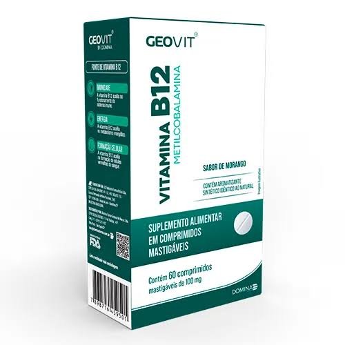 VITAMINA B12 MORANGO 60 CP MAST