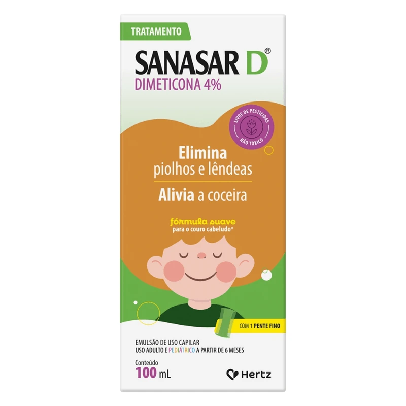 SANASAR D EMULSAO CAPILAR 100ML