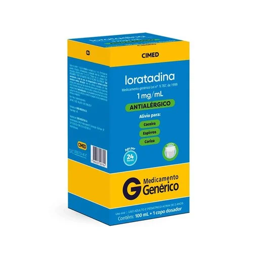 LORATADINA 1 MG/ML XPE 100 ML