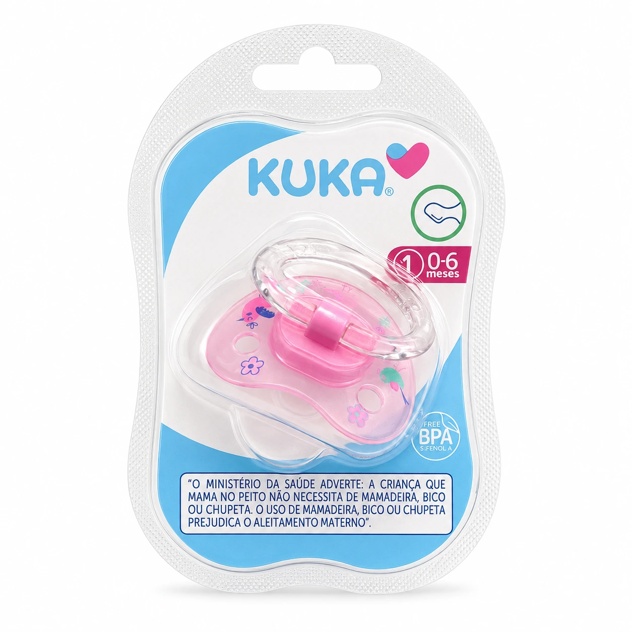 CHUPETA KUKA PREMIUM ORTO N1 ROSA