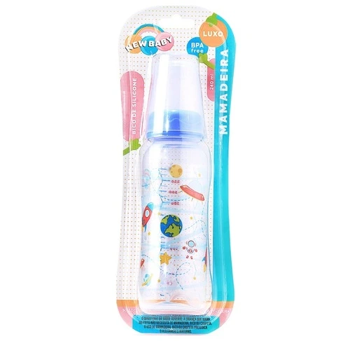 MAMADEIRA CLEAN ORTO 240ML AZUL