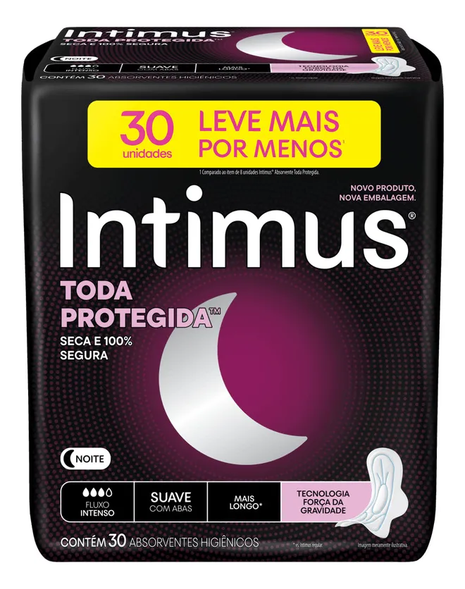 ABS INTIMUS NOTURNO SUAVE 30UN