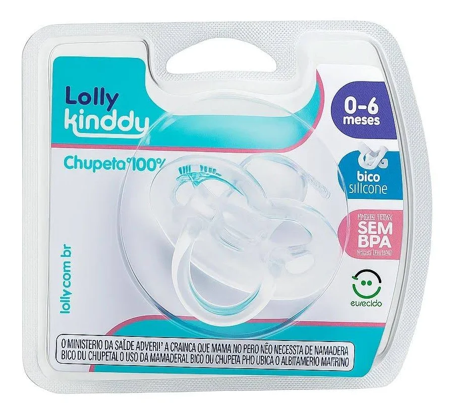 CHUPETA LOLLY SILICONE ORTO N1 NEUTRO