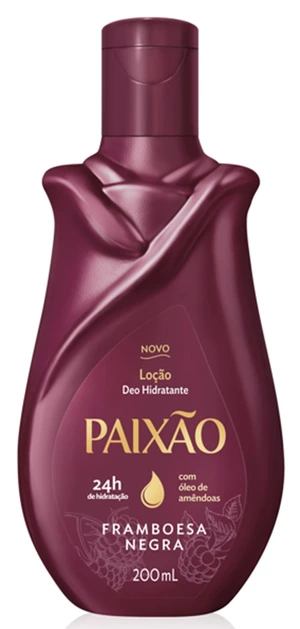 LOCAO HIDRAT PAIXAO FRAMBOESA NEGR 200ML