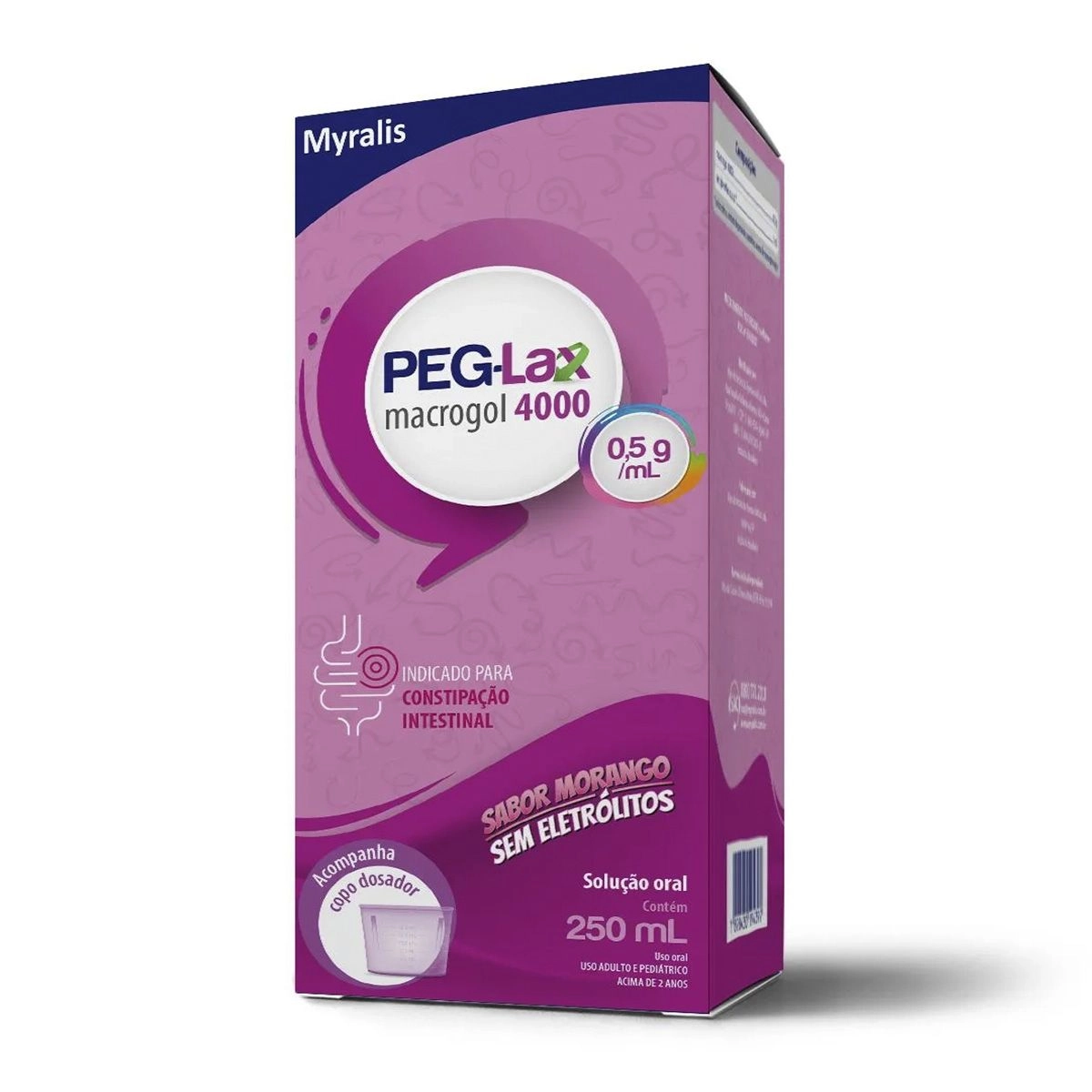 PEG-LAX 4000 SOL ORAL 250ML