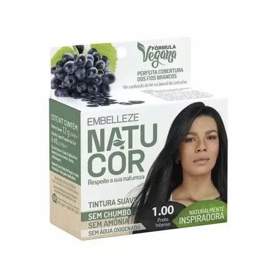 TINTA NATUCOR 1.00 PRETO INTENS