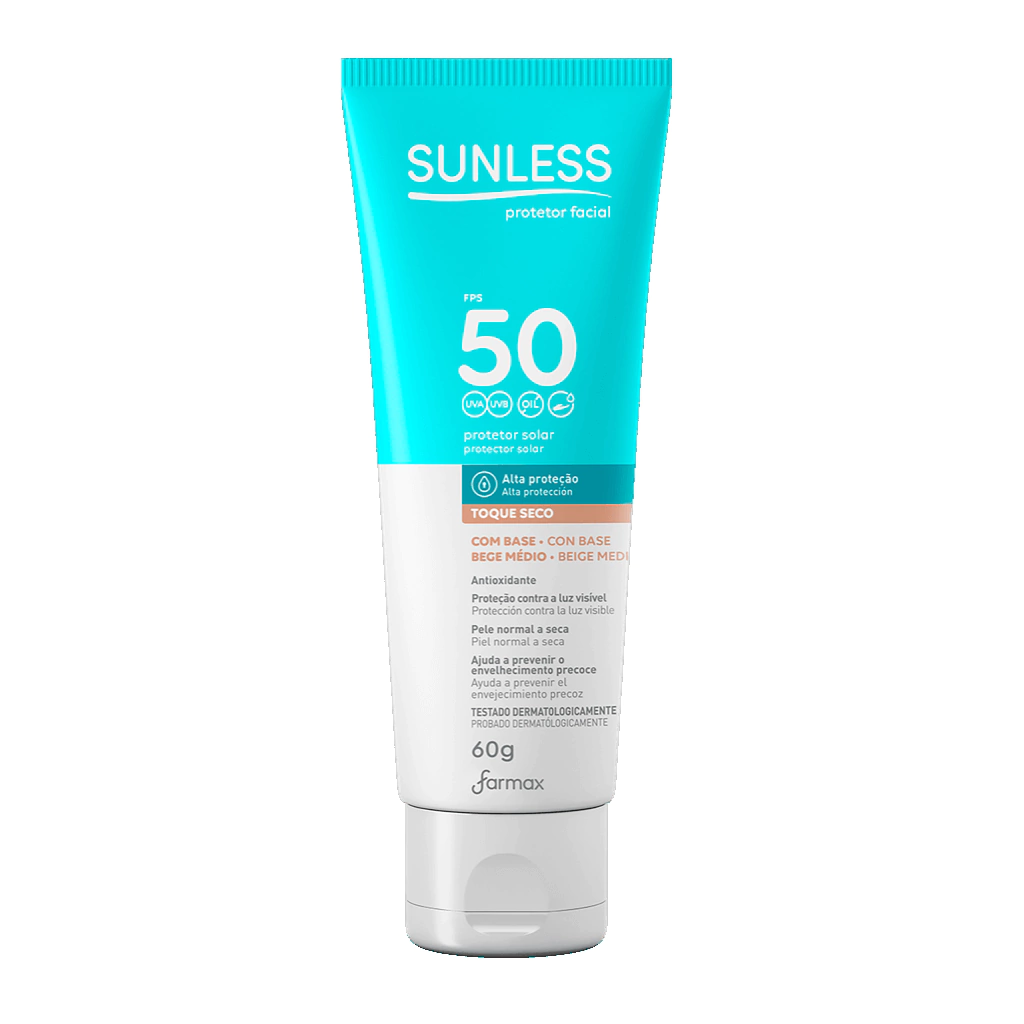 PROT SOLAR SUNLESS FPS50 BASE MEDIO 60G